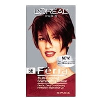 Loreal Feria Multi Faceted Shimmering Haircolor 56 Brilliant Loreal Feria Multi Faceted Shimmering Haircolor 56 Brilliant Bordeaux Auburn Brown 1 Ea