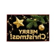 thumbnail image 2 of Nkmbld Christmas Door Mat, Christmas Floor Mats Crystal Velvet Rug Holiday Decor Non-Slip Welcome Mat for Entryway Kitchen Bathroom Holiday Decor, 2 of 8