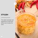 thumbnail image 5 of EeaseMX Tazón de comida Tazón de ensalada de fideos instantáneos Tazón de arroz Tazón de postre Tazón de vidrio con tapa, 5 of 7