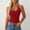 *Red, variant on ClodeEU Women's Ribbed Knit V Neck Sleeveless Tank Top ,Solid Color Casual Summer Tanks Red,Womens Plus XL