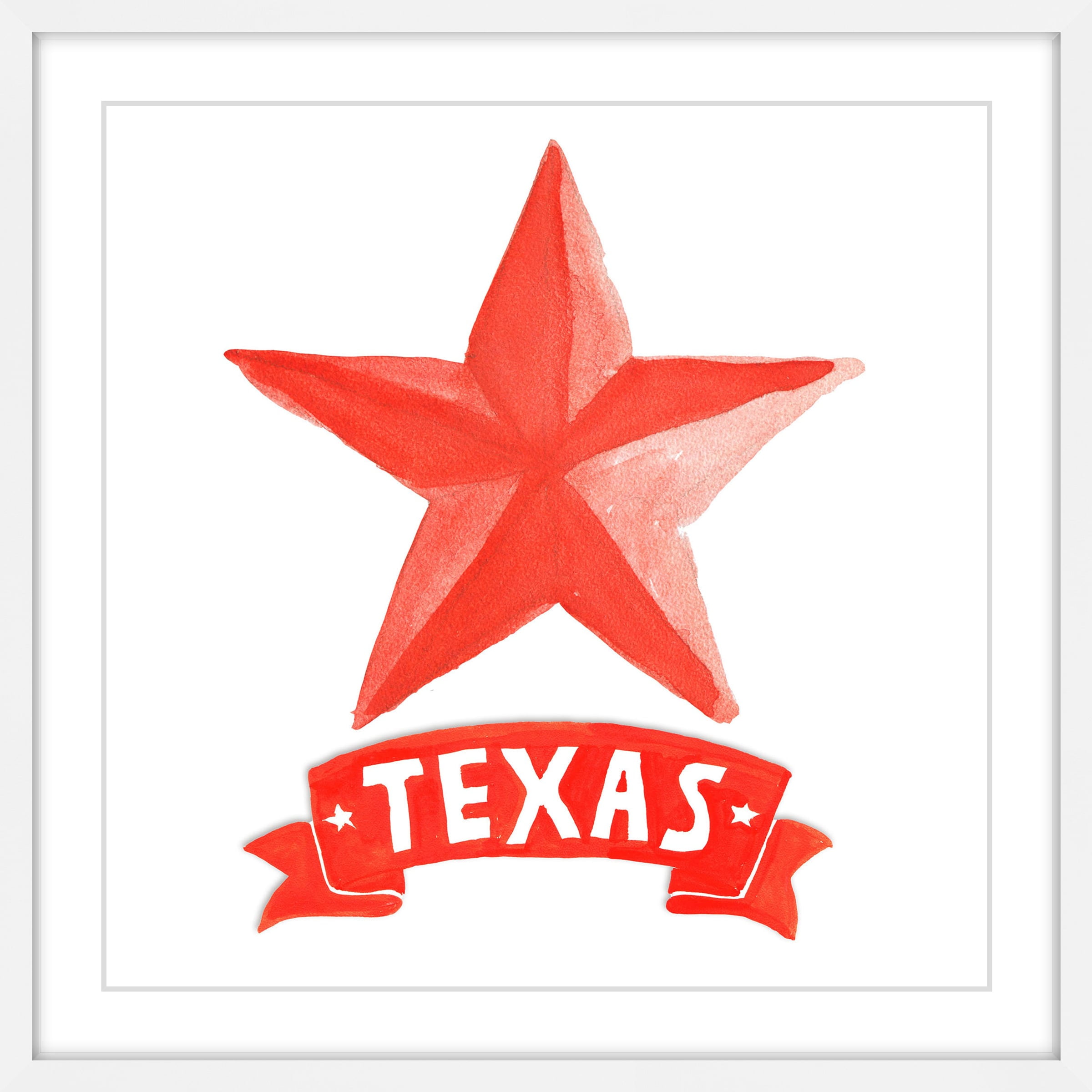 "Texas Me" Framed Painting Print
