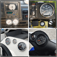 thumbnail image 7 of 0-12 Hours Meters 2 Inch 52mm Clock Gauges with Red Backlight Instrument Show Clock Meters for Car Boat Yacht RV 9-32V C, 7 of 7