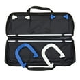 thumbnail image 2 of Hathaway Heavy Duty Steel Horseshoe Set W/nylon Carry Bag - Silver & Blue, 2 of 4