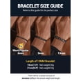 thumbnail image 5 of PROSTEEL Stainless Steel Bracelet for Men Women Figaro Black Chain Wrist Link Bracelets 13MM 8.3 inch Birthday Birthday Father Day Jewelry Gift for Him Dad Son Adult Age, 5 of 9