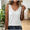 thumbnail image 2 of GUACER Ribbed V-Neck Tank Top for Women Sleeveless Blouses Casual Summer Basic Top for Layering, 2 of 6