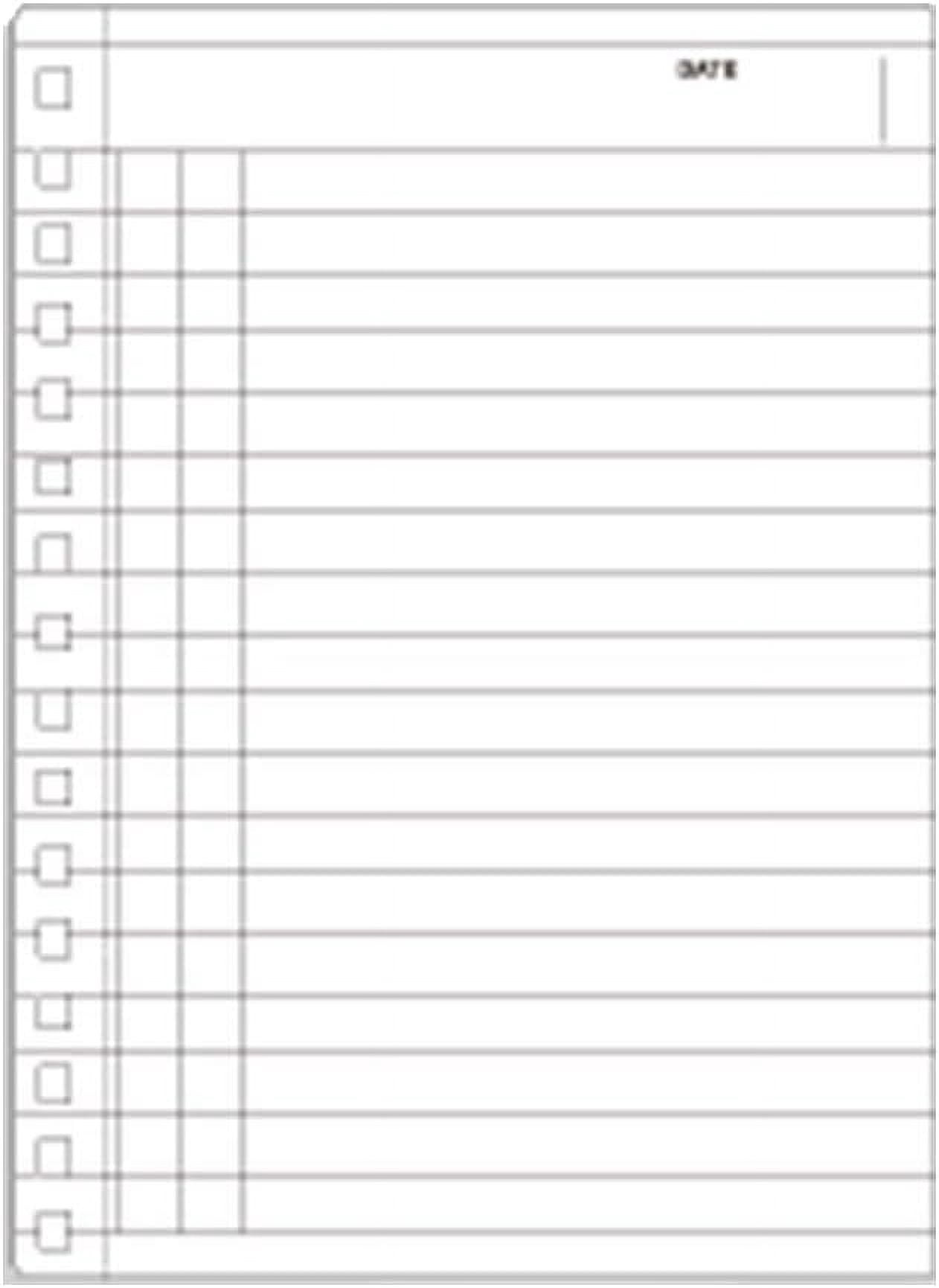 A6 Mnemosyne Notebook Action Plan 7mm Ruled 80 Sheets 5 Pack