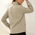 thumbnail image 6 of OGLCCG Rain Jacket for Women Waterproof Lightweight Stand Collar Windbreaker Jacket with Pockets Outdoor Softshell Jacket,Size S-XXL, 6 of 7