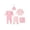 Pink Flamingo, variant on M+A by Monica + Andy Organic Cotton 5-Piece Gift Box Set, Sizes Newborn - 3-6 months