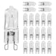 thumbnail image 2 of 20Pcs G9 Halogen Light Bulbs,25W Clear Halogen Lamps Dimmable,2800K, 2 of 5