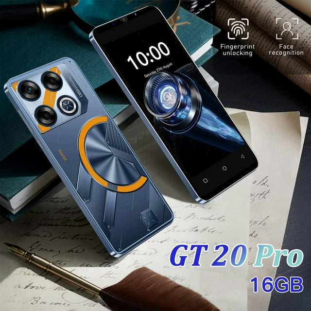 Electrónica, Hogar Inteligente, Smart Wear y Otros, Teléfono Android 14.0 de 5 pulgadas, SIM de 16 GB en espera, 4800 mAh, Teléfono móvil de red, Teléfono de metal