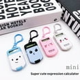 thumbnail image 1 of Naierhg Mini Calculator Cute Emoticons Plastic Cartoon Digital Calculator with Key Ring Office Supplies, 1 of 8