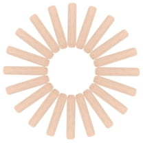 FRCOLOR 1 Bag Wooden Dowel Straight Grooved Wood Dowel Rods Woodworking Accessories(6x30mm)