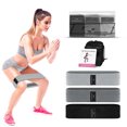 thumbnail image 1 of 3 PCS Sports Exercise Resistance Loop Bands Set Elastic Band Set for Yoga Home Gym Training, 1 of 8