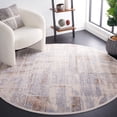 thumbnail image 2 of SAFAVIEH Marmara Keila Abstract Area Rug, Beige/Blue Rust, 6'7" x 6'7" Round, 2 of 8