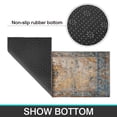 thumbnail image 7 of Kitchen Rugs and Mats Non Skid Washable Boho Blue Retro Design Rug Kitchen Mat and Rug Set,Floor Cushion Waterproof Rug,Rubber Backed Area Rugs for Kitchen Laundry, 7 of 7