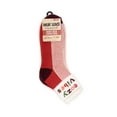 thumbnail image 3 of MUK LUKS Women's Shortie Lounge Crew Sock, 2-Pack, OSFM, 3 of 5