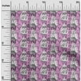 thumbnail image 2 of oneOone Viscose Chiffon Pink Fabric Wild Quilting Supplies Print Sewing Fabric By The Yard 42 Inch Wide, 2 of 6