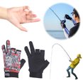 thumbnail image 3 of Guantes Sin Dedos Protección Solar Con 3 Cortados Pesca Antideslizantes Kayak en, 3 of 9
