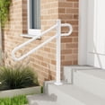 thumbnail image 2 of 1-3 Step Stairs Safety Handrials, Metal Outdoor Stair Railing, Railings for Steps Fits Porch, 2 of 19