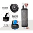 thumbnail image 5 of Olurrisa Kitchen Plastic Bag Holder 2 Pcs Large Grocery Shopping Bags Dispenser Mesh Garbage Bag Storage Organizer Rubbish Bags Containers (Grey), 5 of 8
