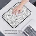 thumbnail image 6 of Bingfone Black White Music Laptop Sleeve Case 15 inch , 360° Protective Computer Carrying Bag, 6 of 8