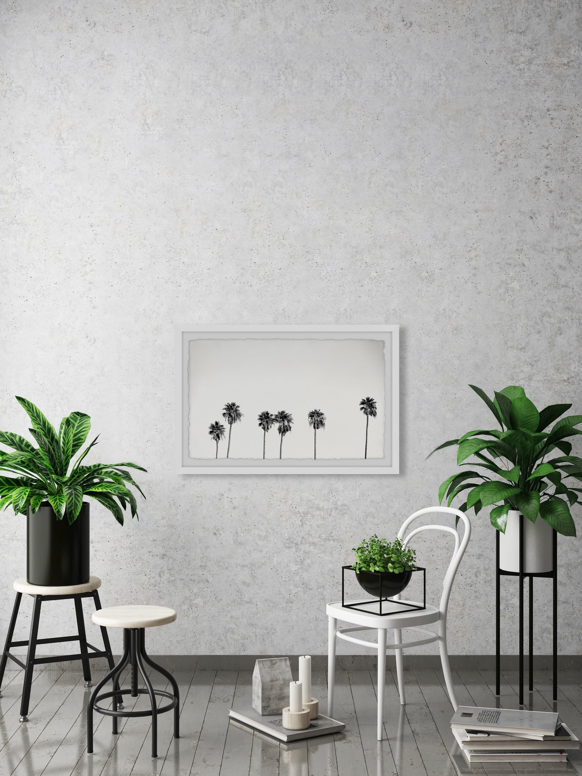 Marmont Hill Set of Palm Trees Framed Wall Art