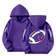 thumbnail image 4 of WhouRiu Girls Fashion Graphic Hoodies Kids Casual Long Sleeve Hooded Pullover Autumn Winter Cute Cozy Sweatshirts With Pockets,12-13 Years, 4 of 4