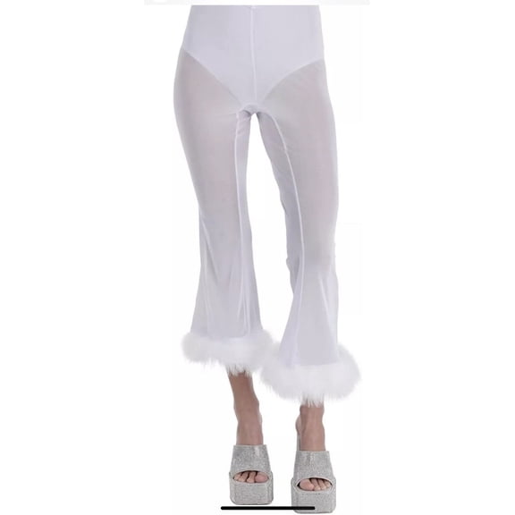 Angel Pants White Suit Yourself Fancy Dress Up Halloween Adult L/XL Costume