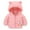 Pink, variant on Kids Jacket Girl Boy Ultralight Winter Hooded Jacket Coat Kids Toddler Cartoon Puffer Down Outwear Fall Jackets For Girls Toddler Fall Jacket 12 Months-4 Years