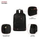 thumbnail image 3 of Mochila para portátil SwissGear Serenity Luxe negra de 16 pulgadas para mujer, 3 of 6