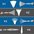 thumbnail image 3 of 9pcs Ing Set Versatile Less Steel Spatula Palette For Ng S Thick, 3 of 4