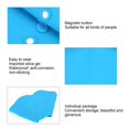 thumbnail image 3 of Silicone Hair Cutting Collar for Salon, Hair Cutting Cape, Neck Protector, Hairdressing Cushion, Blue, 3 of 3