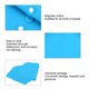 thumbnail image 3 of Silicone Hair Cutting Collar for Salon, Hair Cutting Cape, Neck Protector, Hairdressing Cushion, Blue, 3 of 3