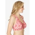 thumbnail image 3 of Comfort Choice Women's Plus Size Cotton Front-Close Wireless Bra, 3 of 5