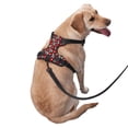thumbnail image 3 of Bingfone Red Floral No Pull Dog Vest Harness For Small Medium Large Dogs Strap For Puppy Walking,Training,Dog Harness-Medium, 3 of 9