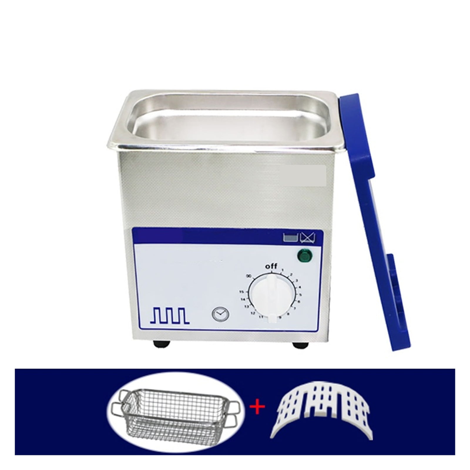Ultrasonic Cleaner 0.7L Household Digital Stainless Steel Basket Ultrasound Cleaning