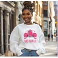 thumbnail image 4 of In October We Wear Pink Sweatshirt, Breast Cancer Awareness Shirt, Football, Pink Football **25% off at checkout until 9/30 Code: VIRGO, 4 of 5