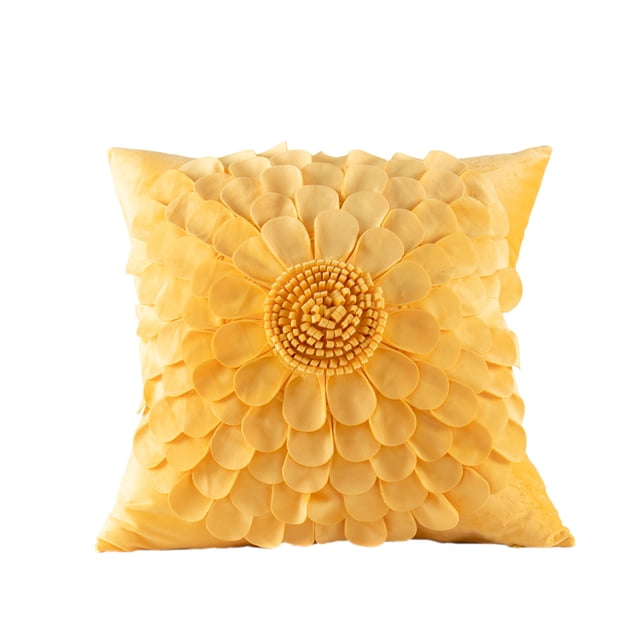 Amdohai 3D Flower-shaped Pillow Case Soft Cushion Cover Romantic Pillowcase With Hidden