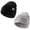 Black+Light Grey, variant on 2 Pack Warm Winter Knit Cuffed Beanie Hat for Men and Women,Black+Black