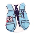 thumbnail image 1 of Methold Ropa para mascotas Suministros para mascotas Accesorio de ropa de estilo simple Decoración de abrigo adorable Chaleco para perros Aseo de mascotas Azul oscuro/M, 1 of 6