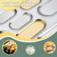 thumbnail image 2 of Toystoory de comedor para almacenamiento de frutas, bandeja de postre de pan occidental, de cocina de acero inoxidable, joyería, restaurante, Herramientas y accesorios para hornear Plata S, 2 of 6