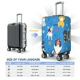 thumbnail image 6 of Haiem Cute Dogs Luggage Cover Printed Suitcase Covers for Luggage Elastic Washable Suitcase Protector Fits 18-32 Inch Luggage-X-Large, 6 of 9