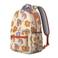 thumbnail image 2 of Comfortable Mushroom Print Backpack for College, Roomy School Bookbag with Computer Compartment, Durable Material, Wonderful Gift for Students Daily Use, 2 of 6