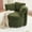 Green, variant on Teddy Fabric Swivel And Storage Chair With Back Cushion For Living Room