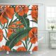 thumbnail image 1 of Cortina de ducha ABPHQTO flores tropicales 165x180 cm, 1 of 2