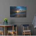 thumbnail image 4 of Luxe Metal Art 'Sunrise Over Miami Beach' by Lizzy Davis, Metal Wall Art, 36"x24", 4 of 7