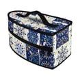 thumbnail image 1 of Bolsa de almacenamiento de plancha Estuche de transporte para la mayoría de las planchas Multifuncional con asa Azul y blanco, 1 of 9