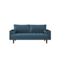 thumbnail image 3 of Uspridefurniture Hazen 69.7'' Velvet Square Arm Sofa,Blue, 3 of 5