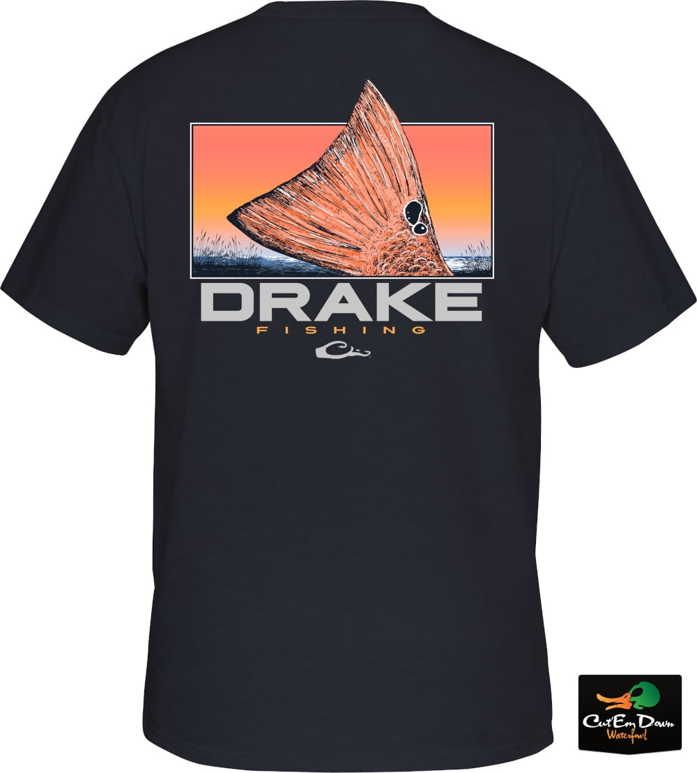 Drake Performance Fishing Red Tail Short Sleeve T-Shirt