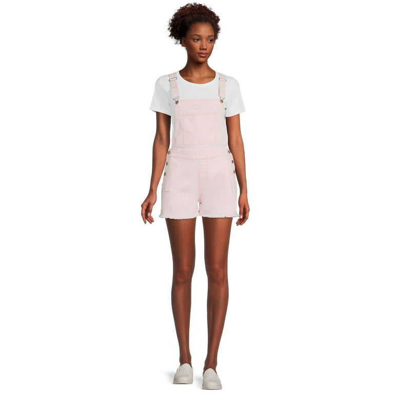 No Boundaries Juniors Relaxed Boyfriend Shortalls Sizes XS XXXL